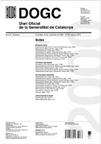 Diaio Oficial de la Generalitat de Catalunya