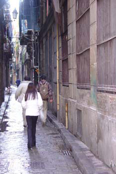 Barrio antiguo de Barcelona