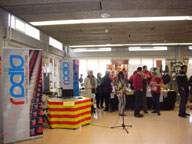 Imágenes de la I Feria de Entidades celebrada en el barrio de Sant Pere y Sant Pau el 28 de enero de 2012