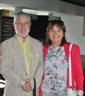 Lucía Sarabia y Bernard en el 25 aniversario del IRSE de Vitoria
